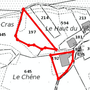 Grundbuch Karte